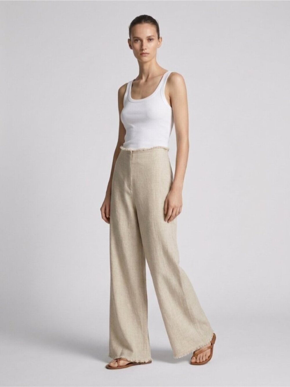 H&M Divided Linen Pants - Picture 2 of 8